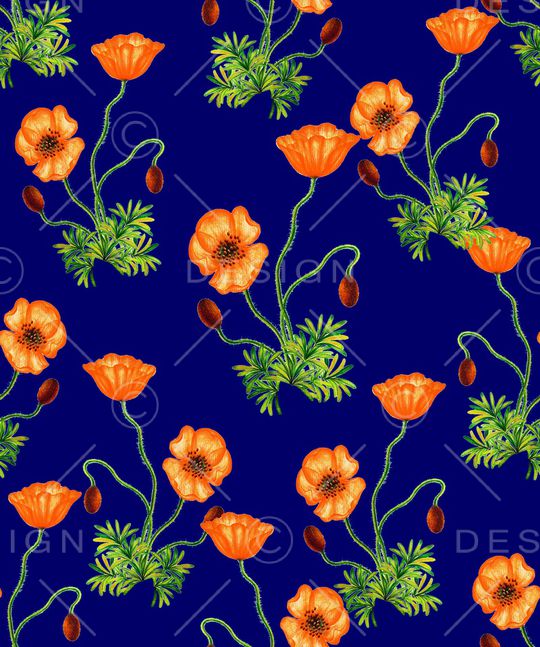 虞美人印花华亿平台图片