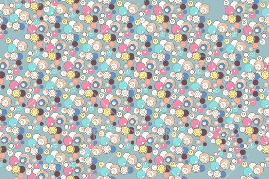 圆形印花华亿平台图片