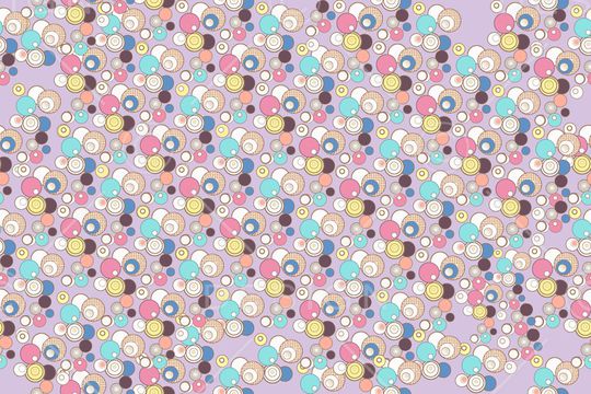 圆形印花华亿平台图片