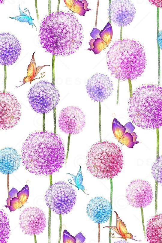 蒲公英印花华亿平台图片