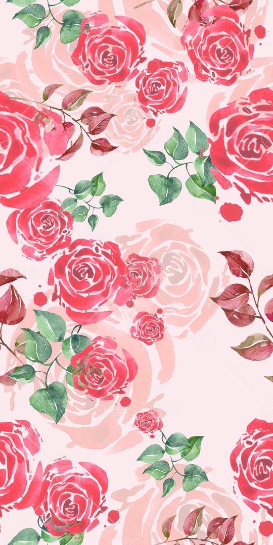 玫瑰花印花华亿平台图片