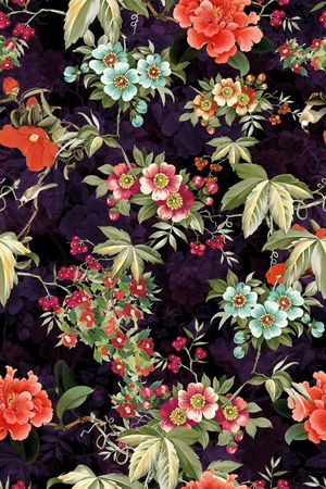 中老年印花华亿平台图片