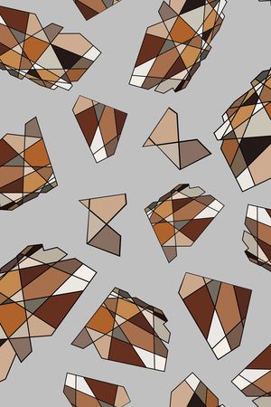 几何男装印花华亿平台图片