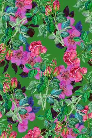 抽象花卉印花华亿平台图片