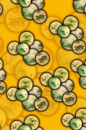 几何印花华亿平台图片