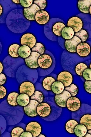 几何印花华亿平台图片