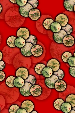 几何印花华亿平台图片