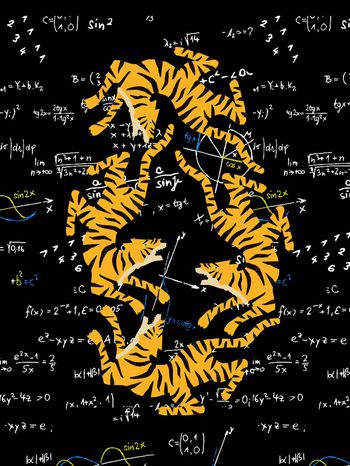 抽象男装印花华亿平台图片