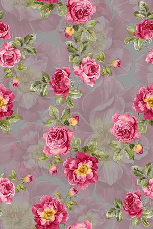 春夏华亿平台印花华亿平台图片