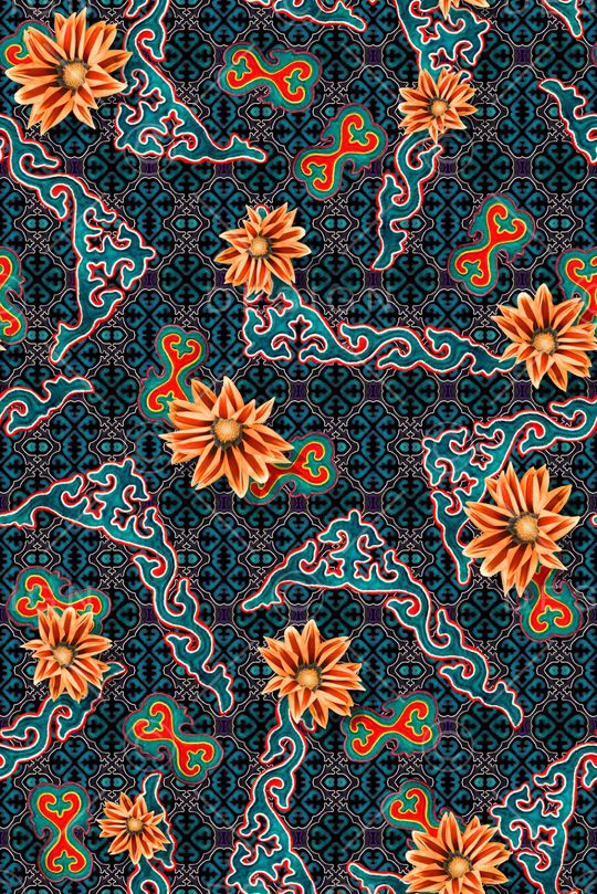 几何印花华亿平台图片