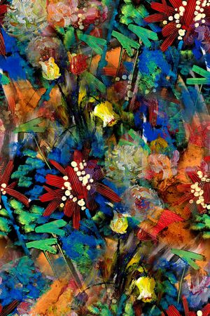 抽象印花华亿平台图片