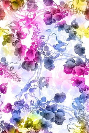 植物印花华亿平台图片