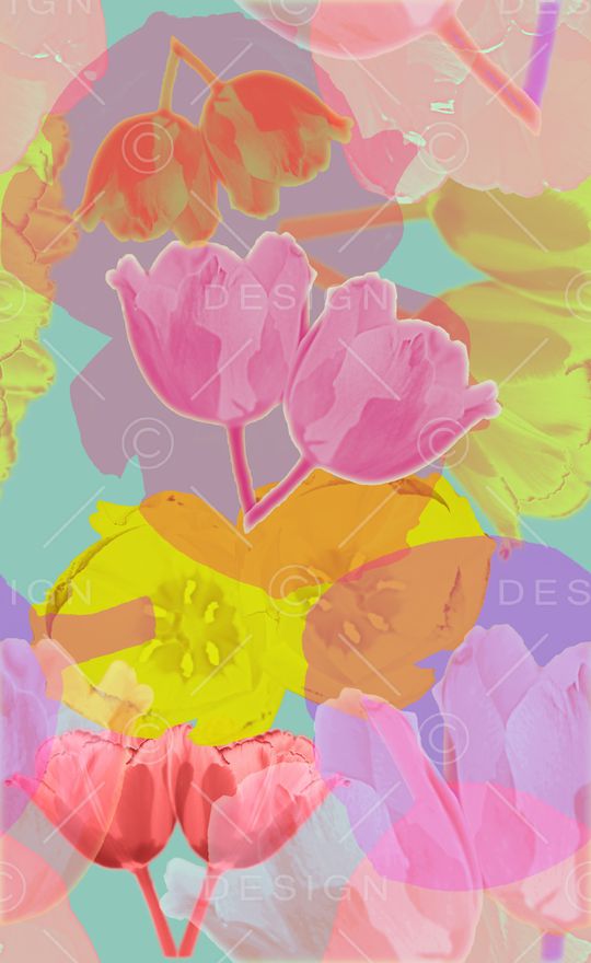 混合拼接印花华亿平台图片