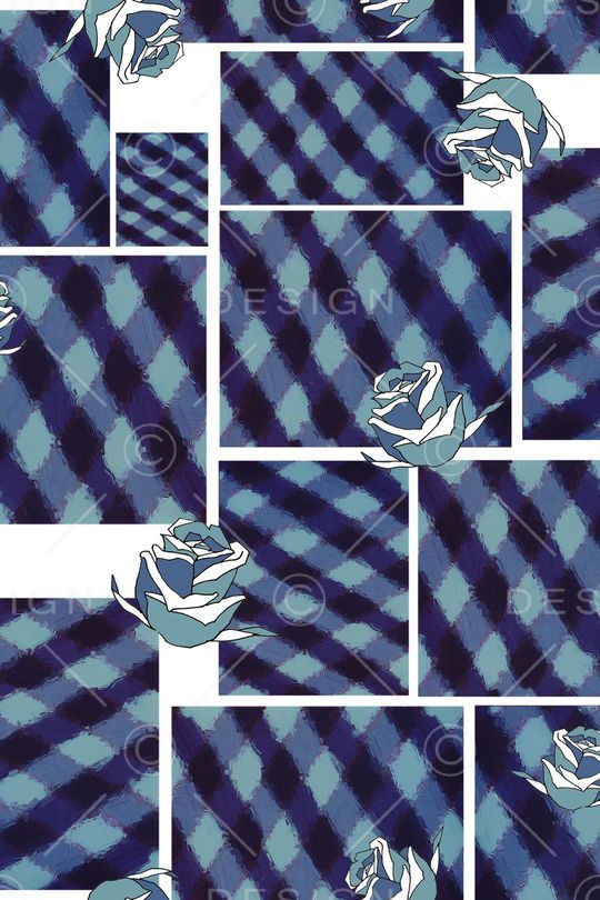 男装格子印花华亿平台图片