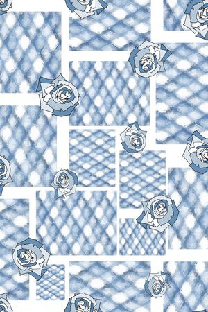 男装格子印花华亿平台图片