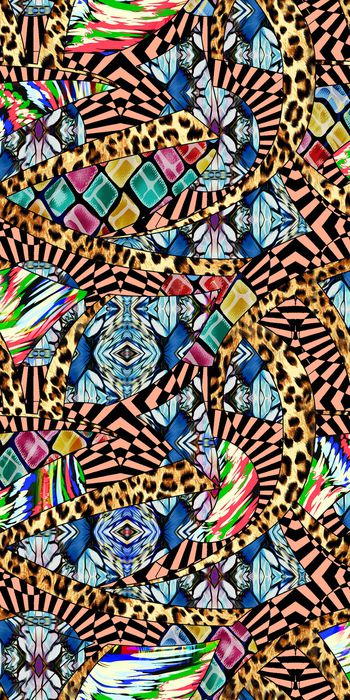 抽象印花华亿平台图片