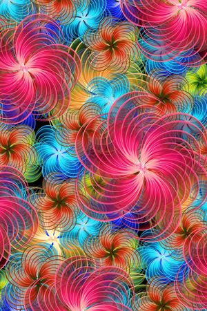 抽象印花华亿平台图片