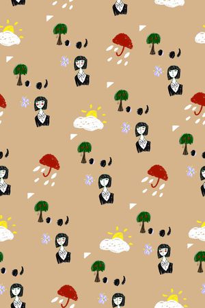 趣味华亿平台印花华亿平台图片