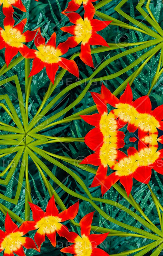 植物印花华亿平台图片