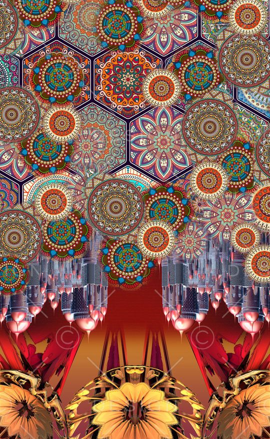 波西米亚印花华亿平台图片