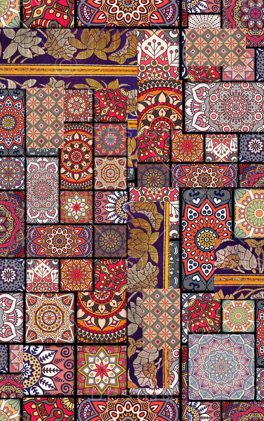 波西米亚印花华亿平台图片