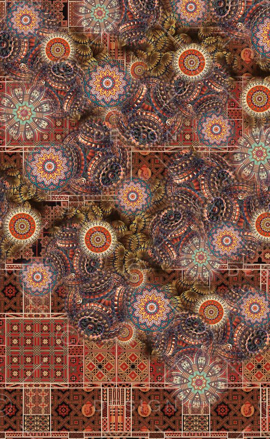 波西米亚印花华亿平台图片