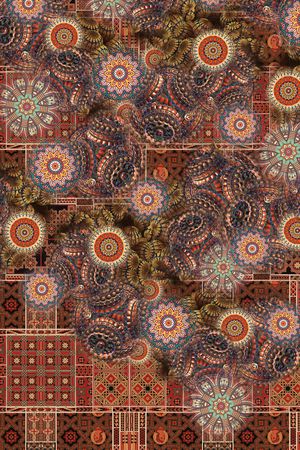 波西米亚印花华亿平台图片