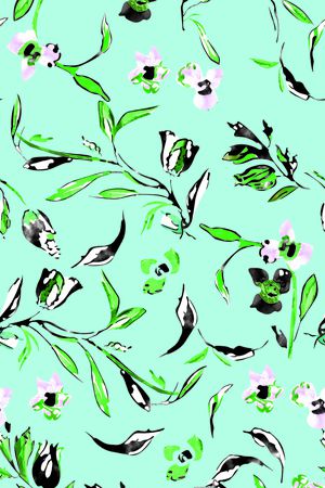 小碎花印花华亿平台图片