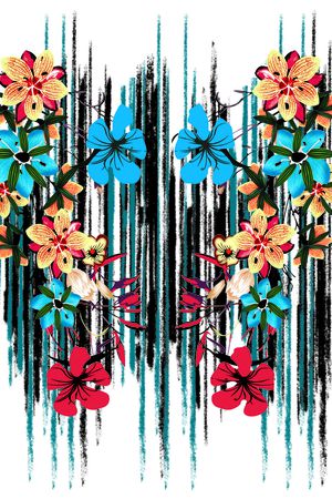 定位花印花华亿平台图片