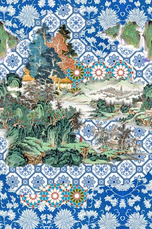 民族风印花华亿平台图片