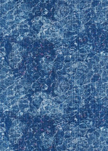 水洗牛仔肌理印花华亿平台图片