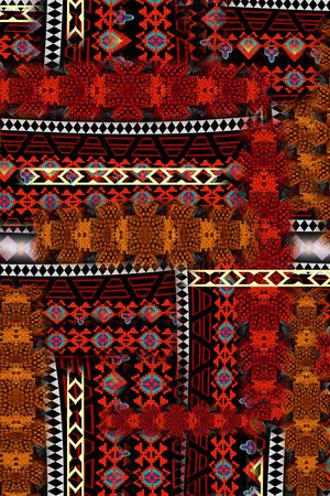 民族风印花华亿平台图片