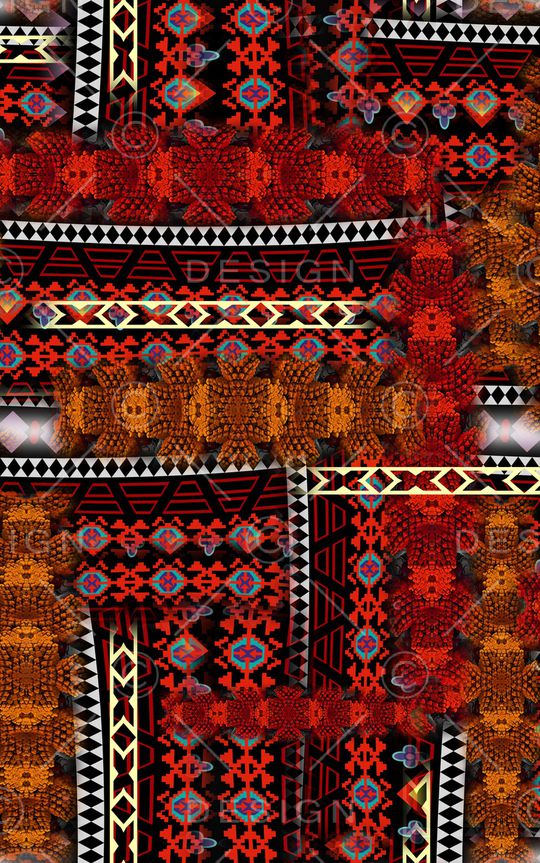 民族风印花华亿平台图片