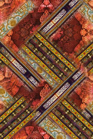 民族风印花华亿平台图片