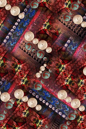 民族风印花华亿平台图片