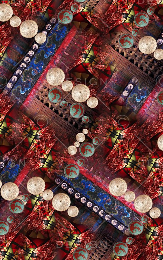 民族风印花华亿平台图片