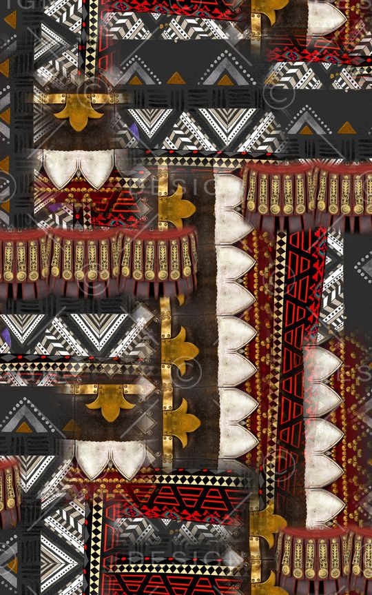 民族风印花华亿平台图片