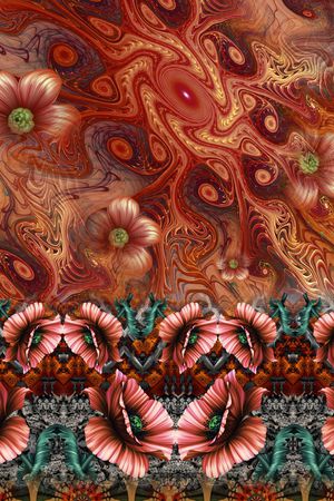 定位花印花华亿平台图片