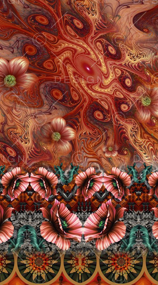 定位花印花华亿平台图片