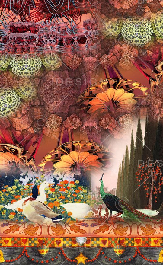 民族风印花华亿平台图片