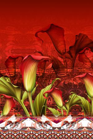 民族风印花华亿平台图片