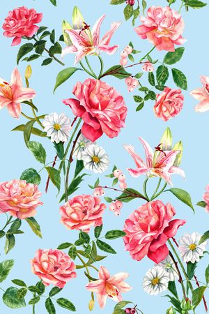 植物印花华亿平台图片