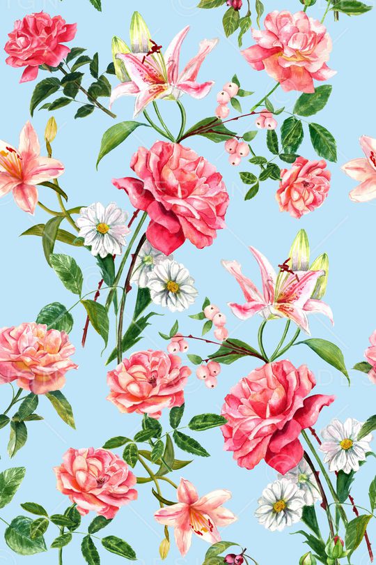 植物印花华亿平台图片