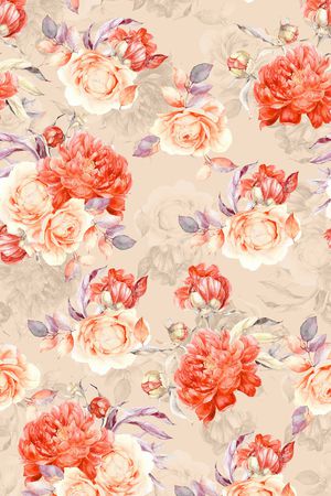 植物印花华亿平台图片