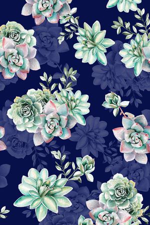 植物印花华亿平台图片