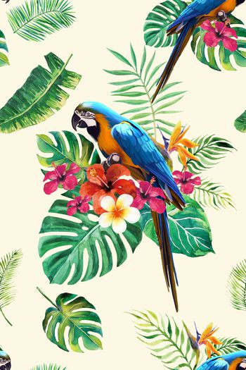 绿植树叶印花华亿平台图片