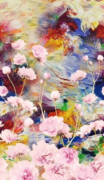 中老年印花华亿平台图片