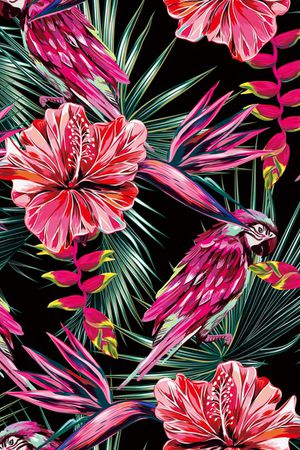 鸟印花华亿平台图片