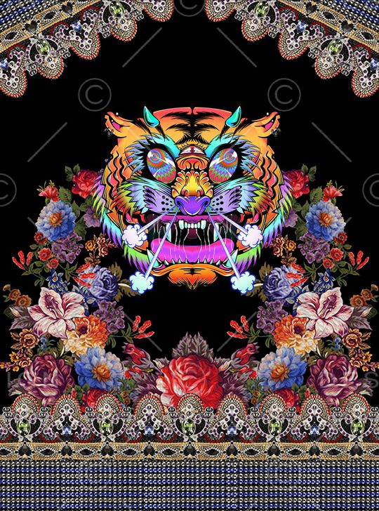 大牌风印花华亿平台图片