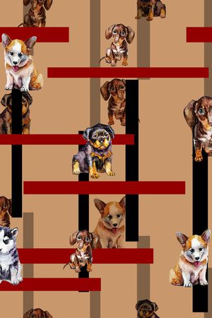 几何印花华亿平台图片